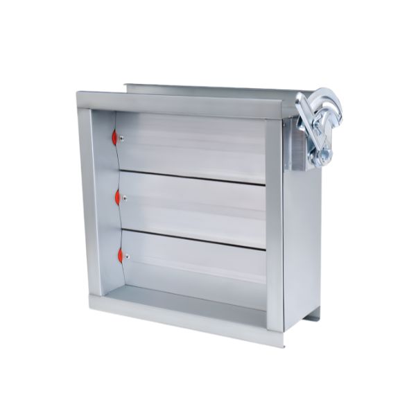 Fire-Rated Volume Control Damper for HVAC Systems