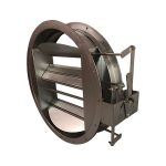 Fire-Rated Volume Control Damper for HVAC Systems