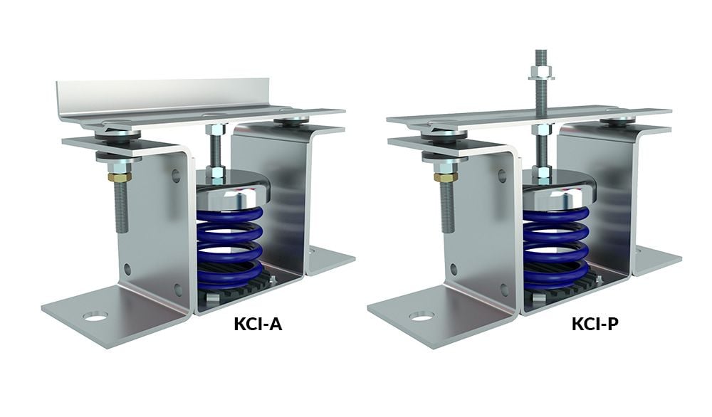 KCI Miami-Dade Approved Spring Isolator