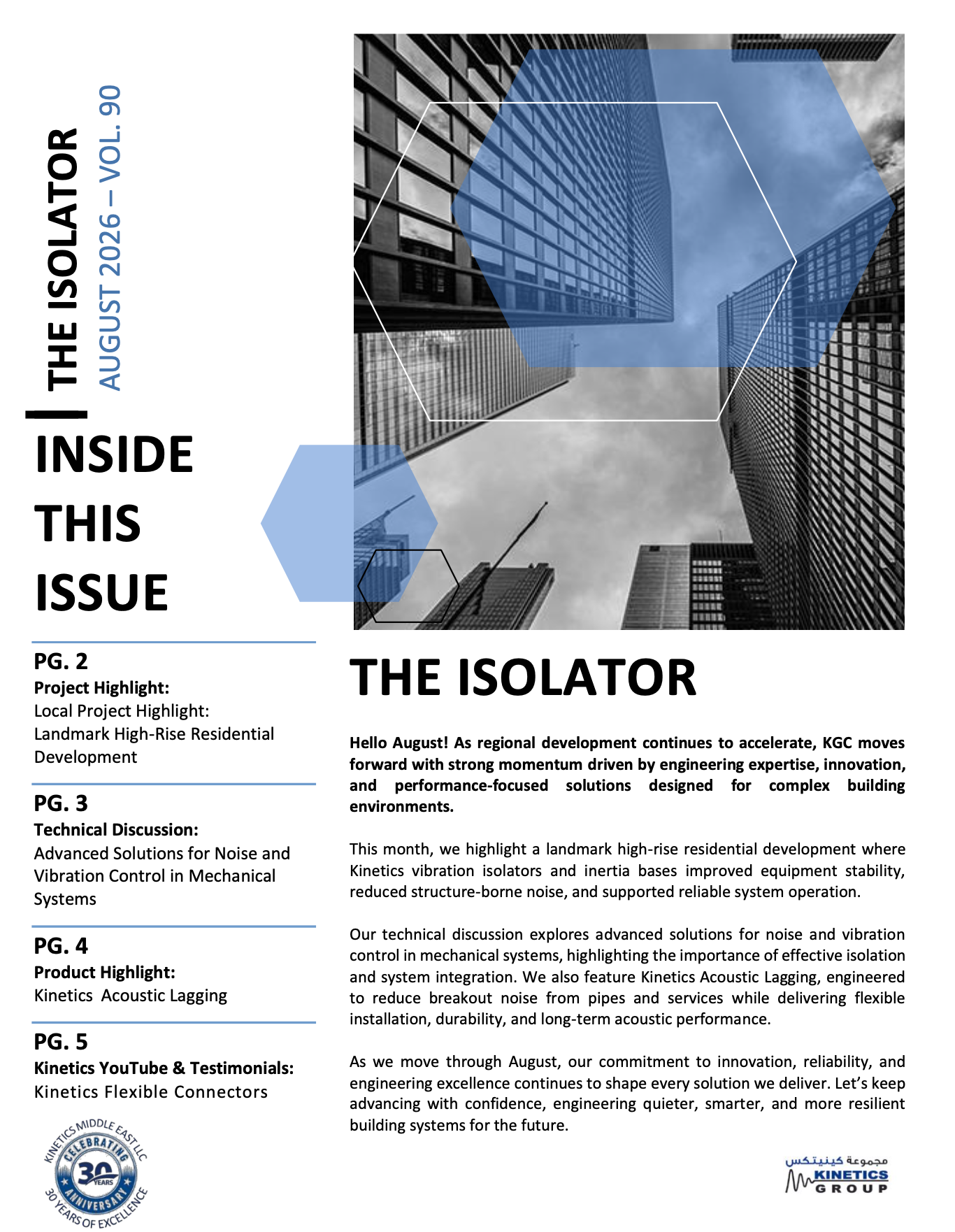 Vol 90 – The Isolator Newsletter – August 2026