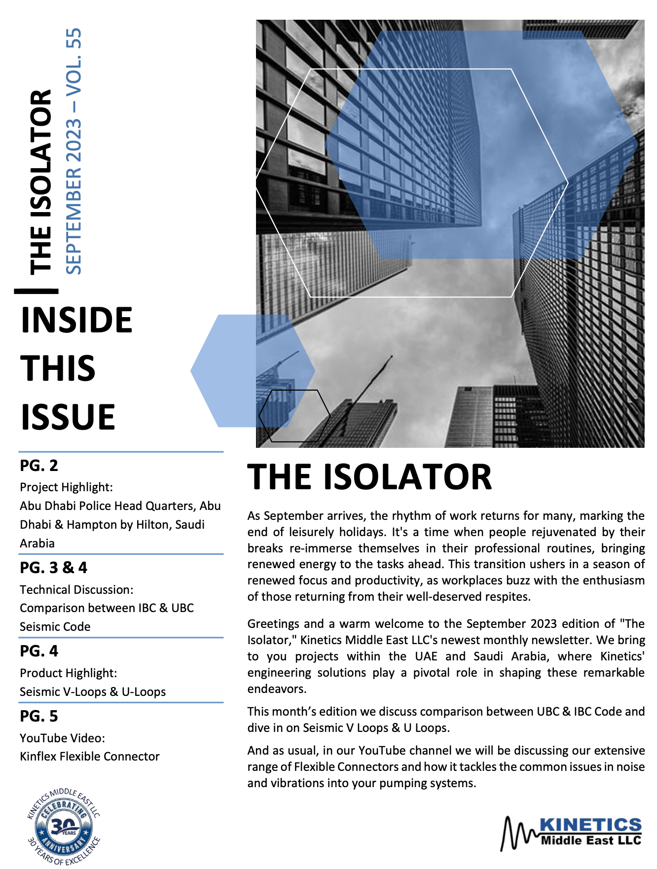 VOL 55 - THE ISOLATOR -SEPTEMBER 2023